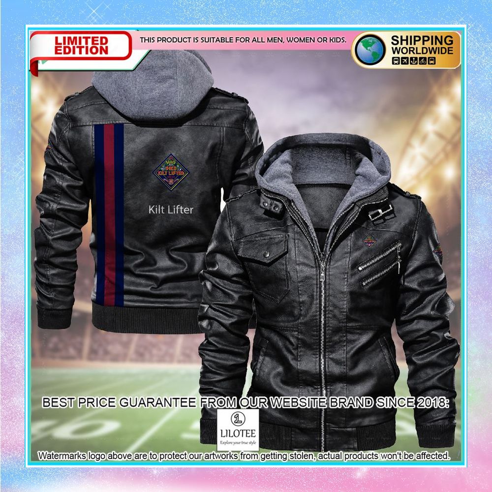 kilt lifter leather jacket fleece jacket 2 262
