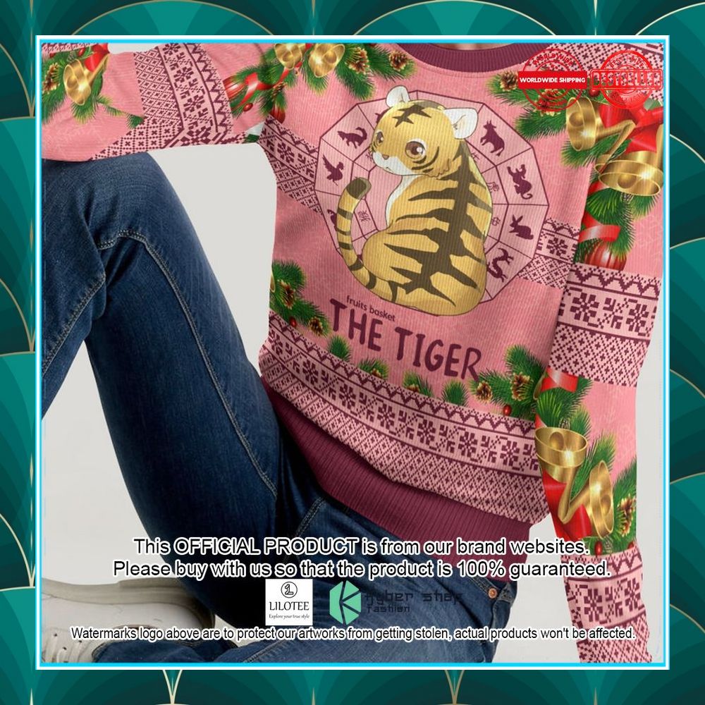 kisa the tiger ugly sweater 2 572