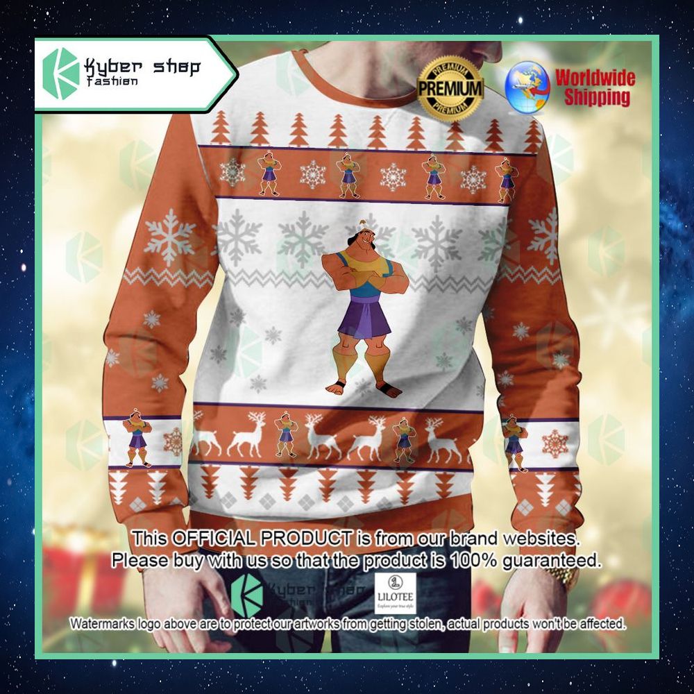 kronk the emperors new groove christmas sweater 1 331