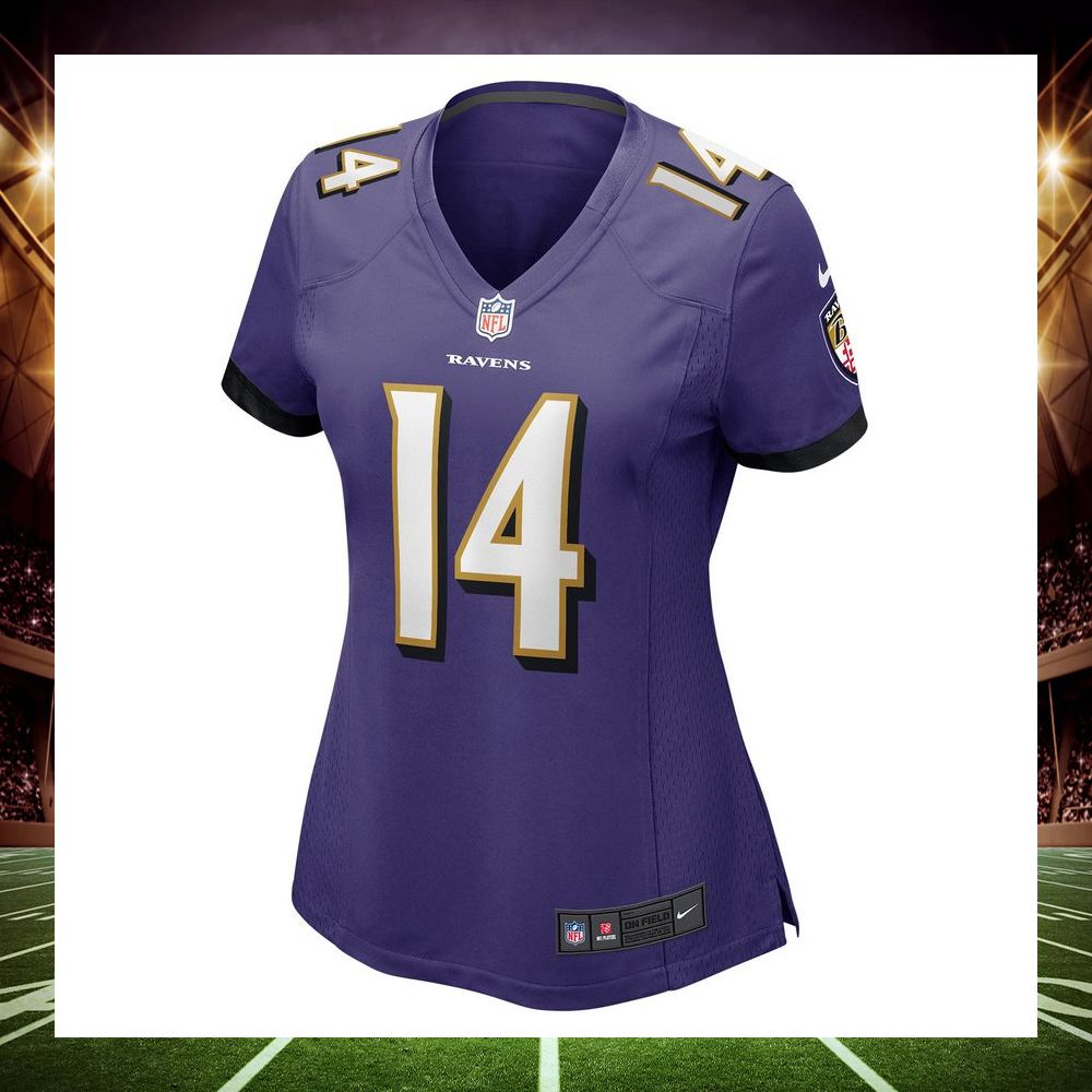 kyle hamilton baltimore ravens purple football jersey 2 237