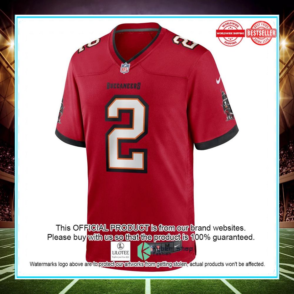 kyle trask tampa bay buccaneers nike game player red football jersey 2 701