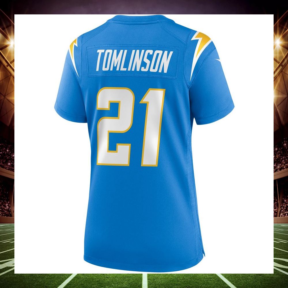 ladainian tomlinson los angeles chargers football retired powder blue football jersey 3 80