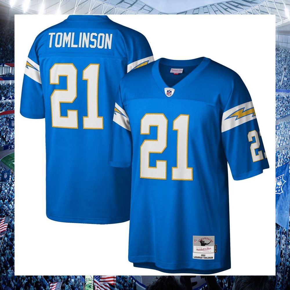 ladainian tomlinson los angeles chargers mitchell ness 2009 legacy replica powder blue football jersey 1 615