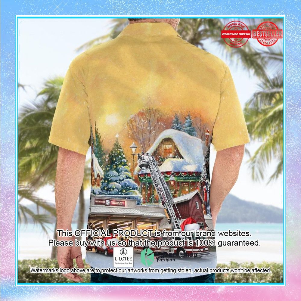 Lake George New York Lake George Volunteer Fire Department Christmas Hawaiian Shirt - LIMITED EDITION 4 lake george new york lake george volunteer fire department christmas hawaiian shirt 4 933