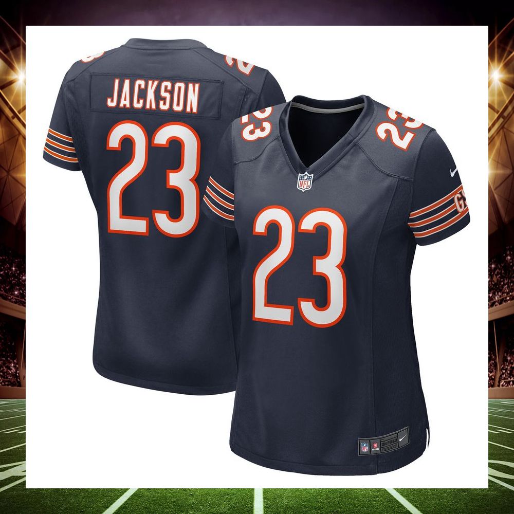 lamar jackson chicago bears navy football jersey 1 584