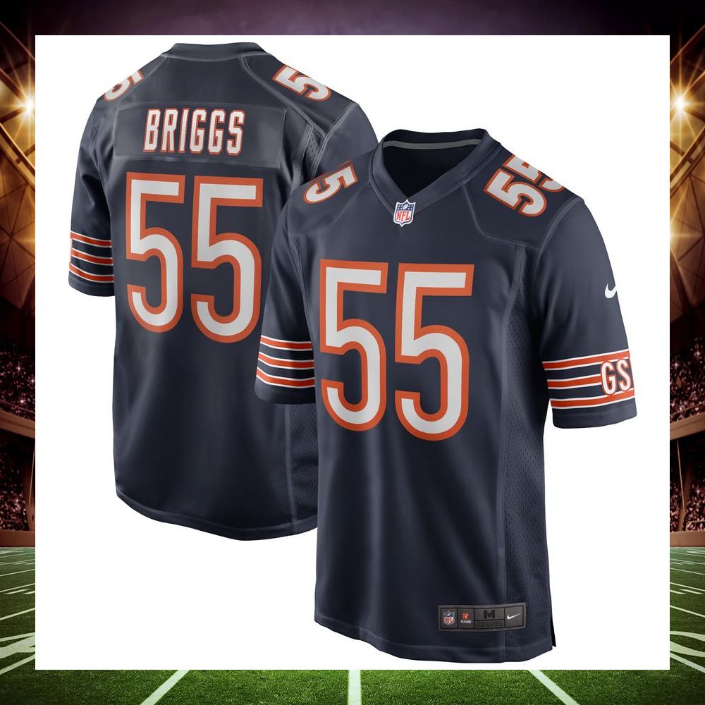 lance briggs chicago bears football retired navy football jersey 1 115