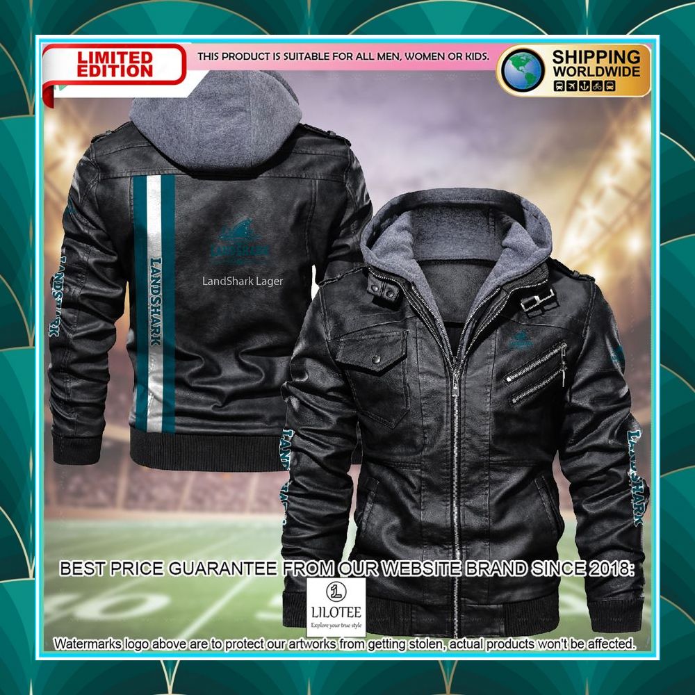 landshark lager leather jacket 2 946