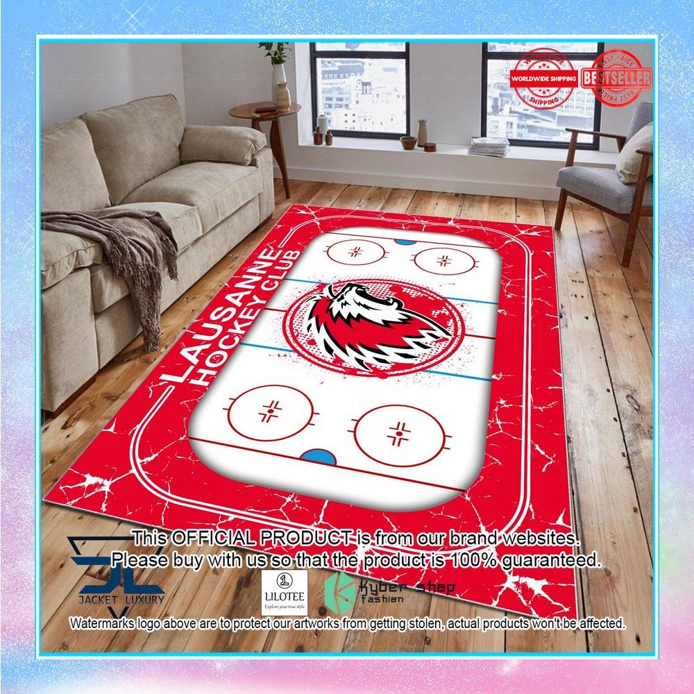 lausanne hockey club carpet rug 1 835