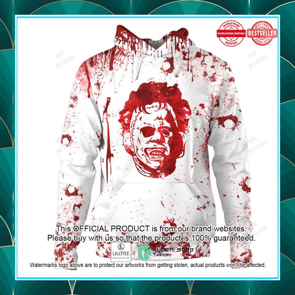 leatherface just the tip i promise christmas hoodie pants 2 123