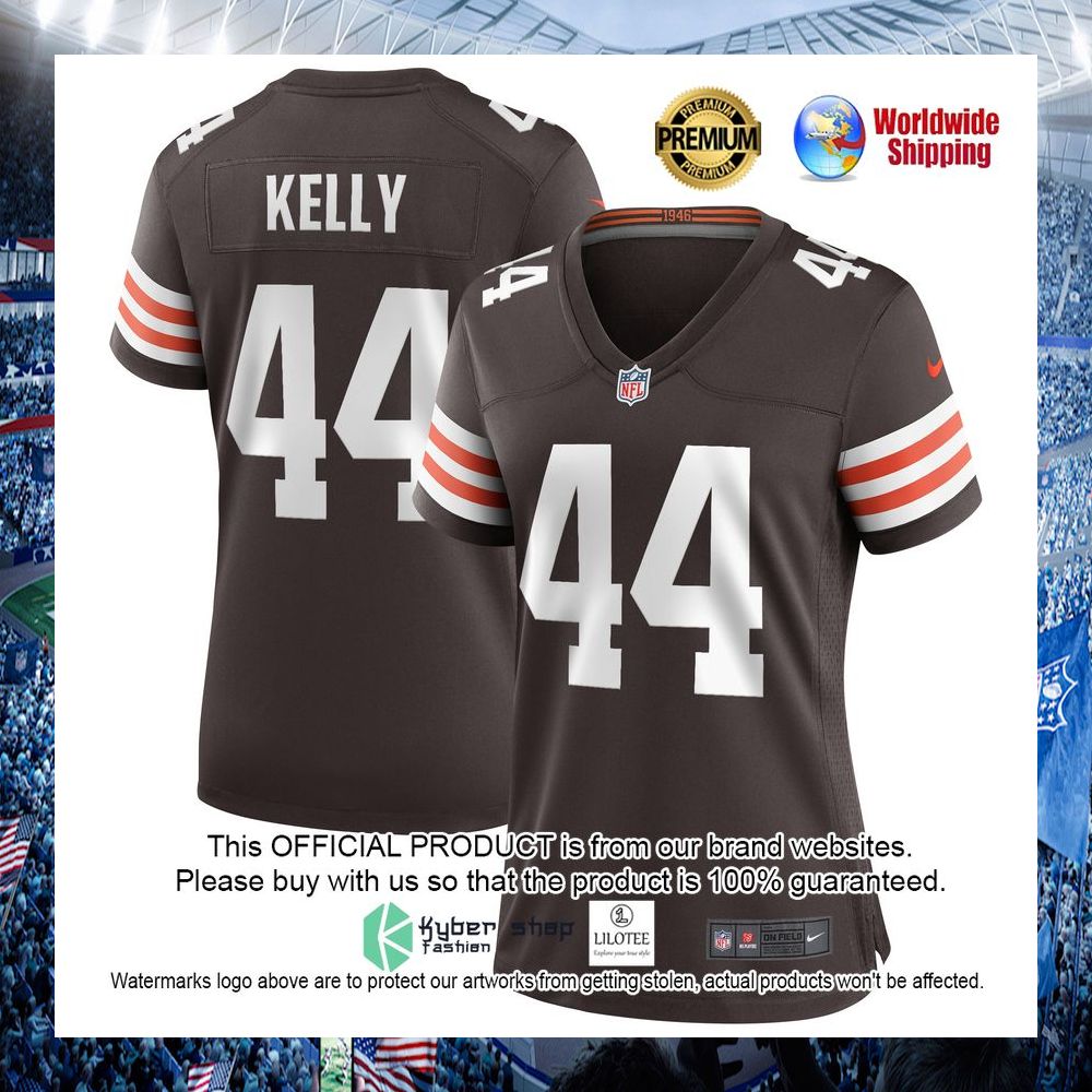 leroy kelly cleveland browns nike womens retired brown football jersey 1 100