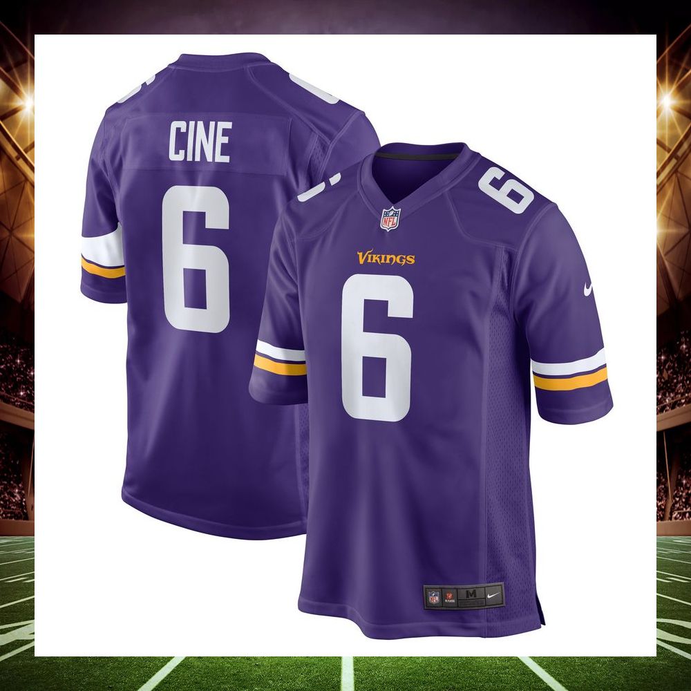 lewis cine minnesota vikings purple football jersey 1 746