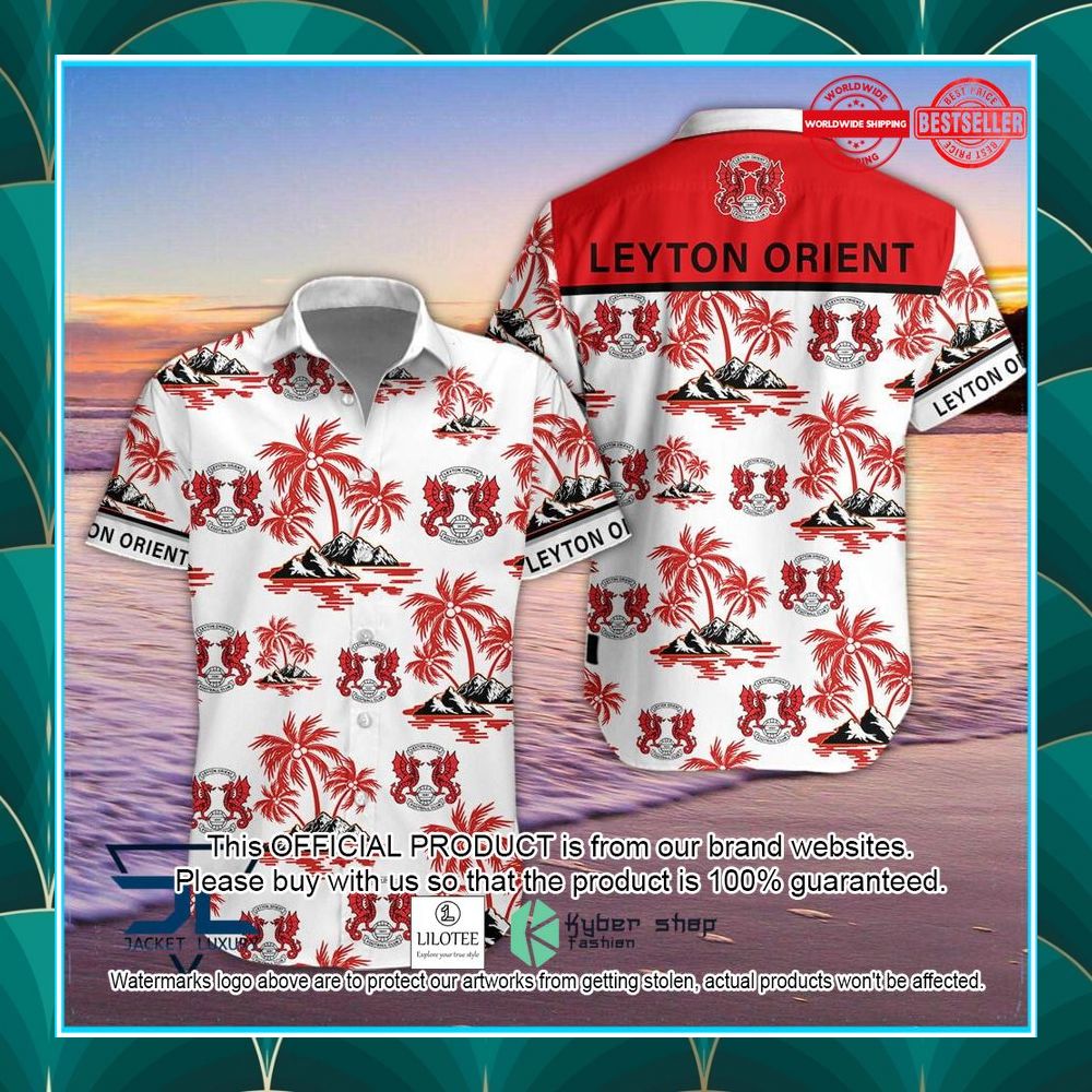 Leyton Orient Hawaiian Shirt, Short 3 leyton orient hawaiian shirt short 1 387