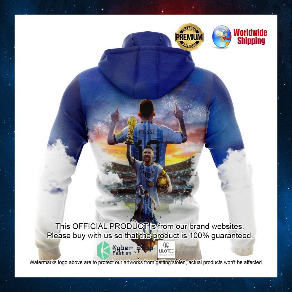 lionel messi argentina wins world cup 2022 3d hoodie shirt 5 755