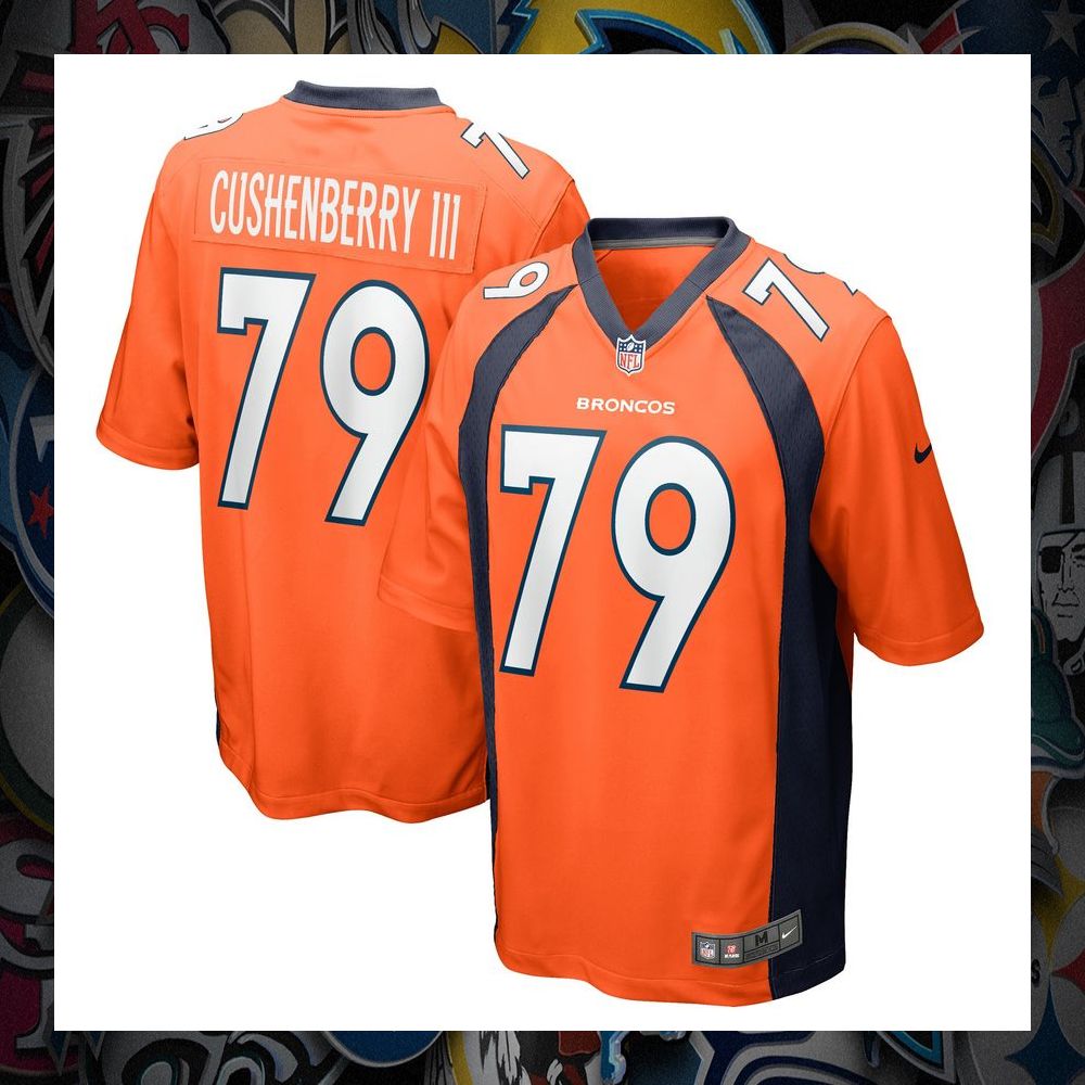 lloyd cushenberry iii denver broncos orange football jersey 1 587