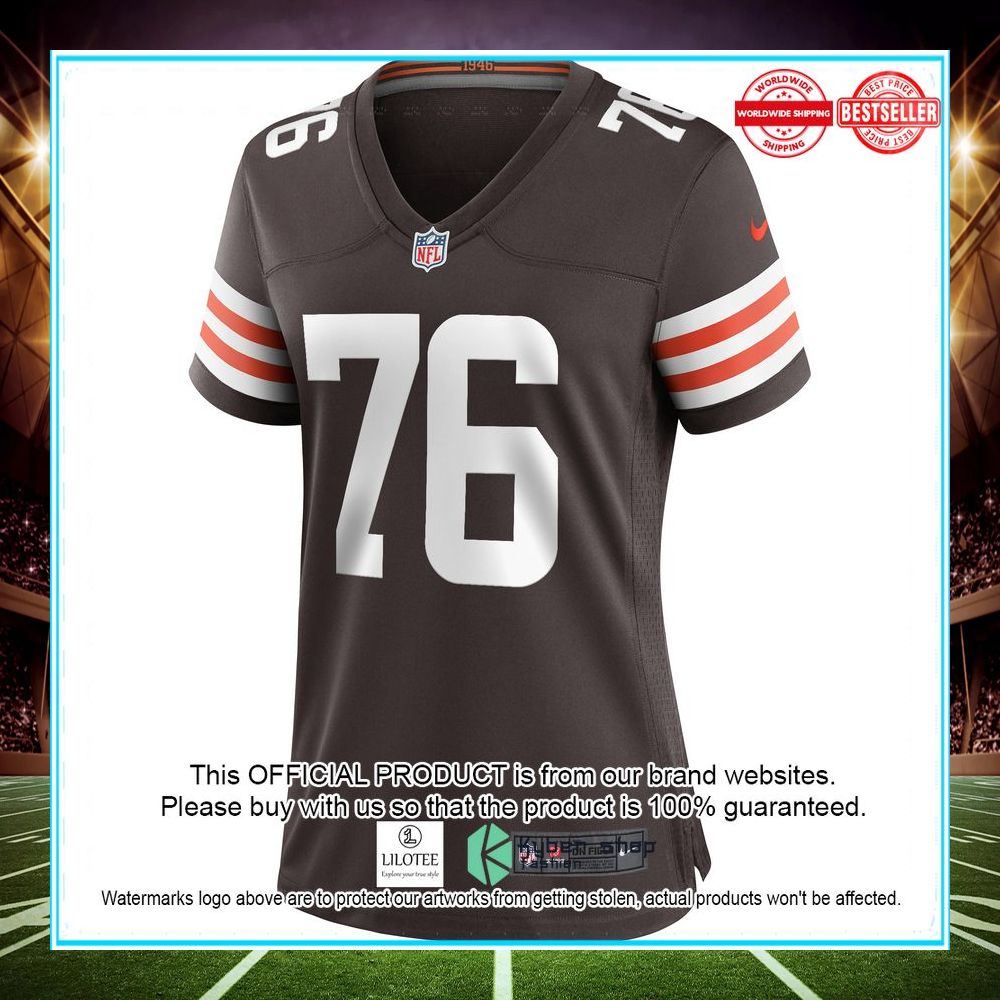 lou groza cleveland browns nike retired brown football jersey 2 435