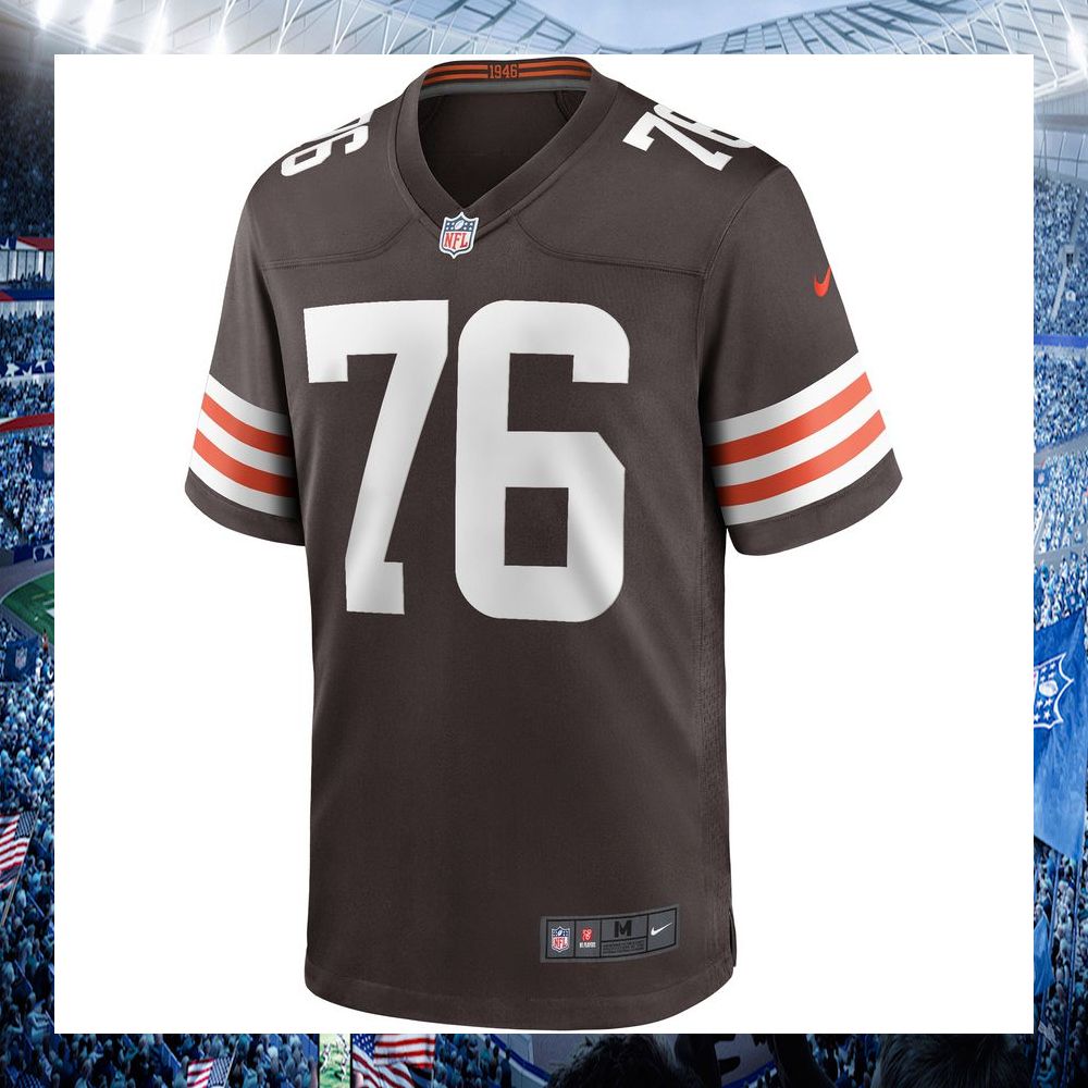 lou groza cleveland browns nike retired brown football jersey 2 644