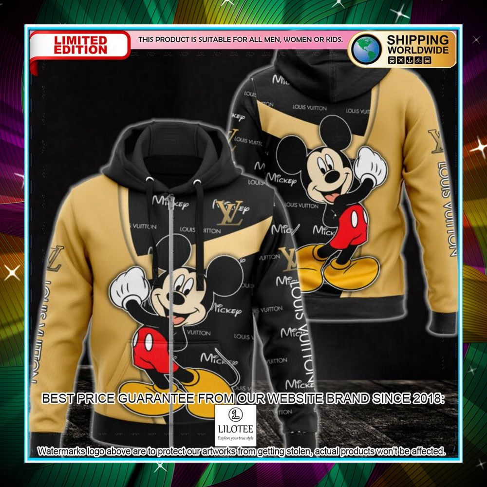 louis vuitton mickey mouse zip hoodie 1 659