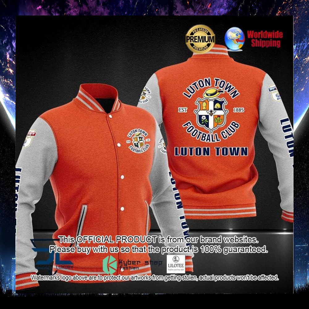 luton town f c baseball jacket 1 542