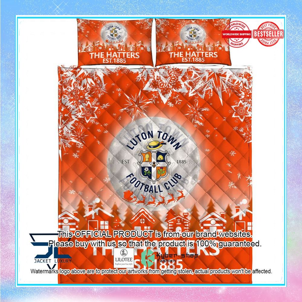 luton town f c the hatters bedding set 2 100