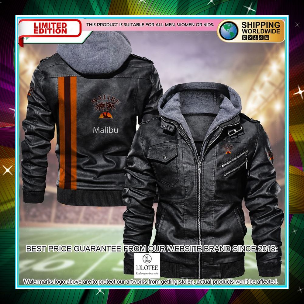 malibu leather jacket fleece jacket 2 127