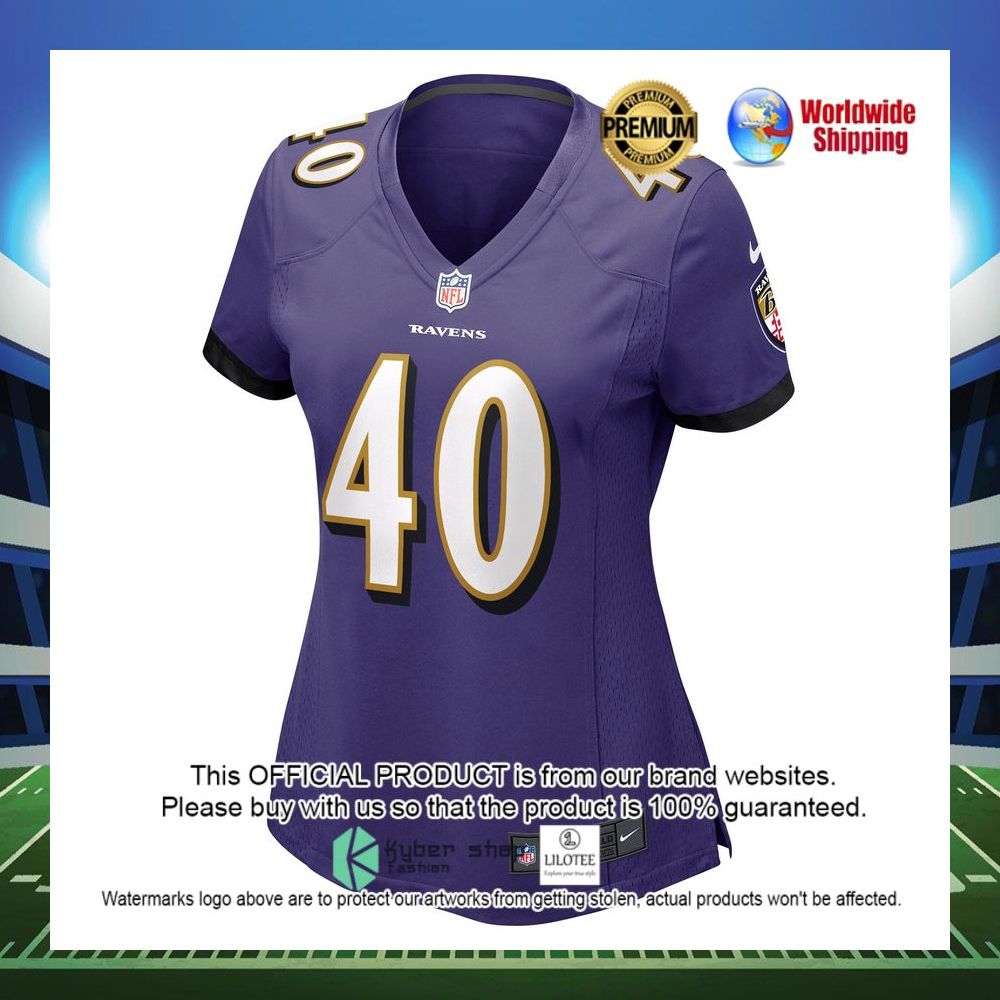 malik harrison baltimore ravens nike womens game purple football jersey 2 58