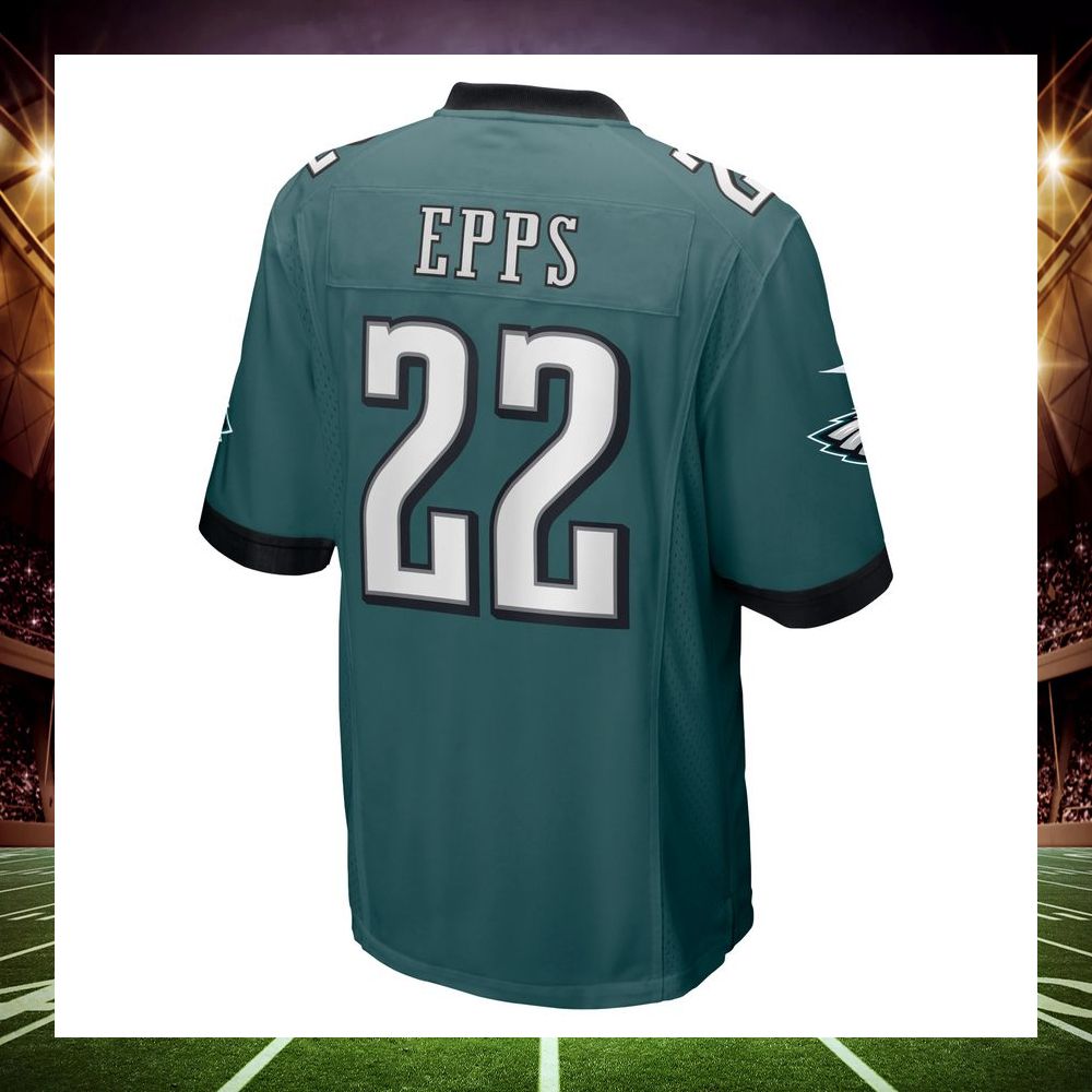 marcus epps philadelphia eagles team midnight green football jersey 3 287