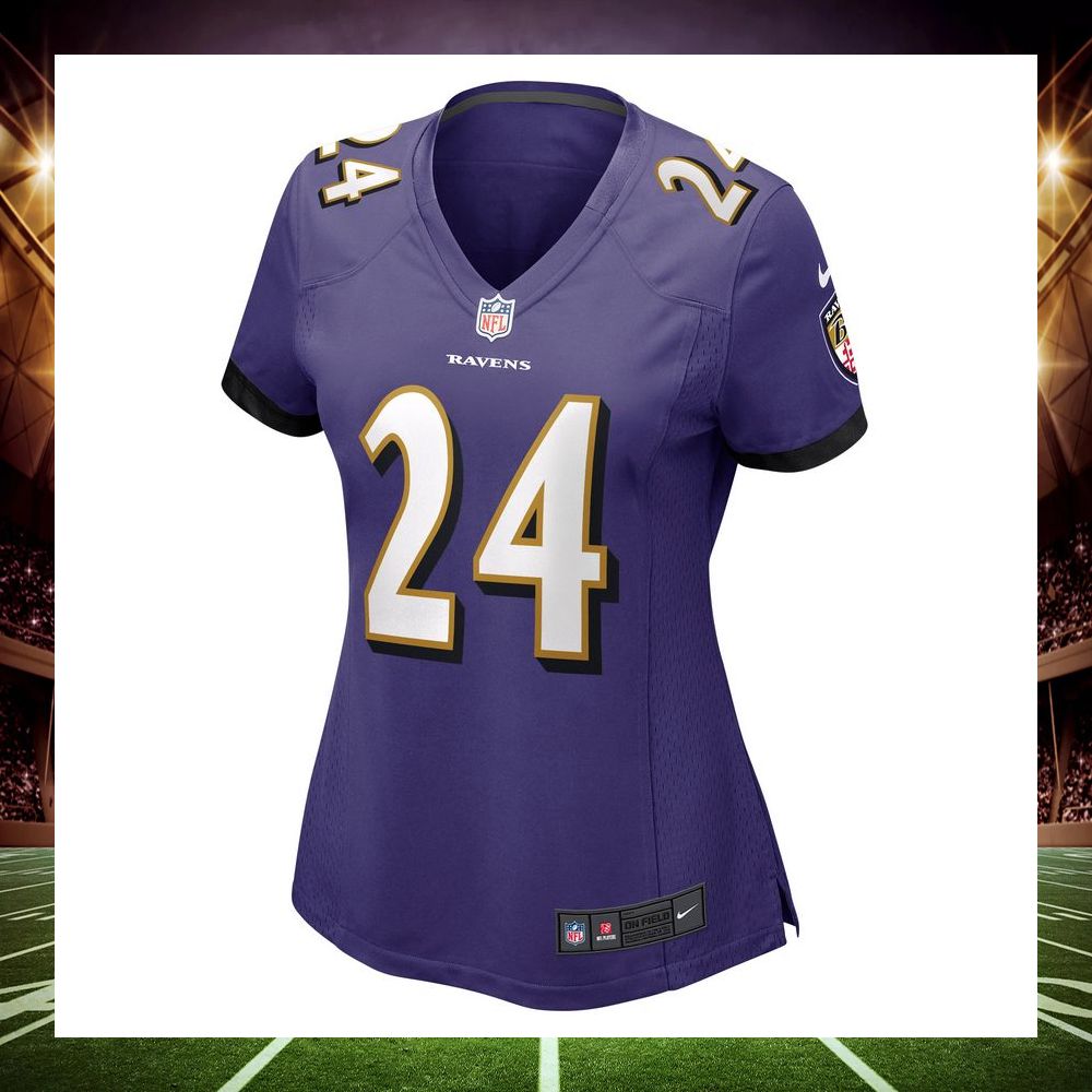 marcus peters baltimore ravens purple football jersey 2 767