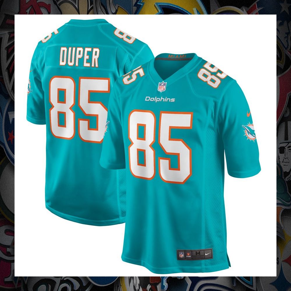 Mark Duper Miami Dolphins Football Retired Aqua Football Jersey 4 mark duper miami dolphins football retired aqua football jersey 4 198