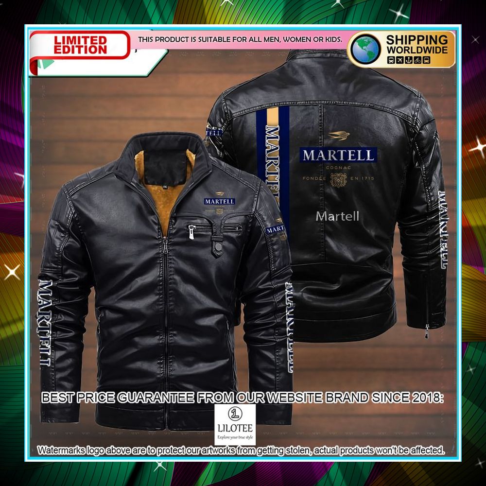 martell leather jacket fleece jacket 3 273