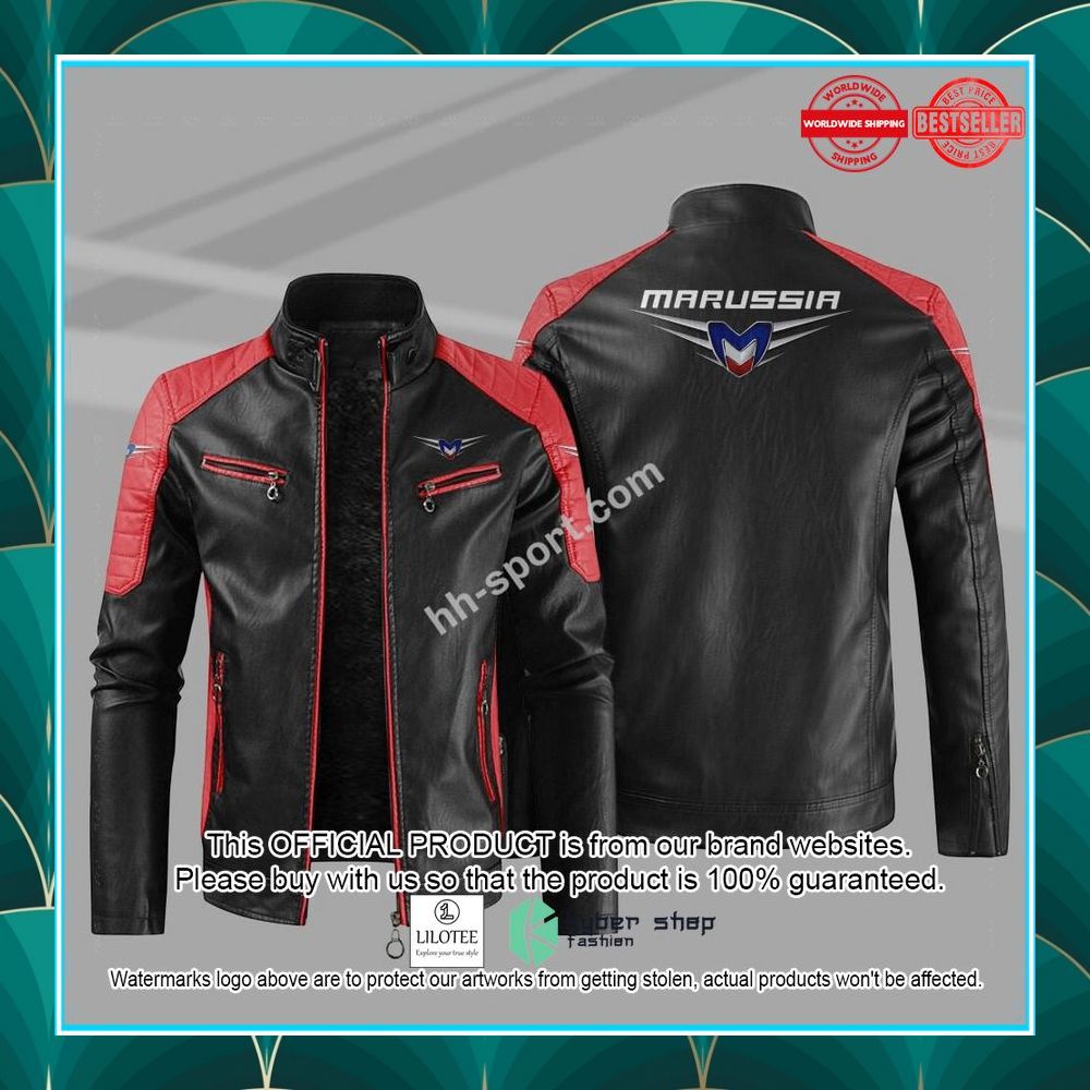 marussia motorcycle motor leather jacket 6 431