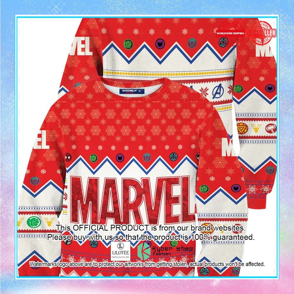 marvel christmas ugly sweater 1 486