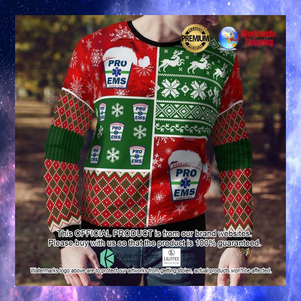massachusetts pro ems santa hat ugly sweater 1 363
