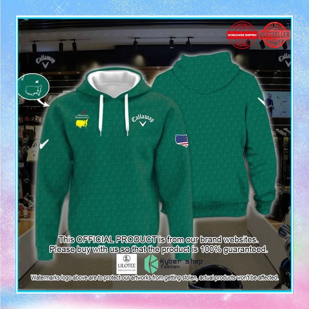 masters tournament callaway green shirt hoodie 2 821
