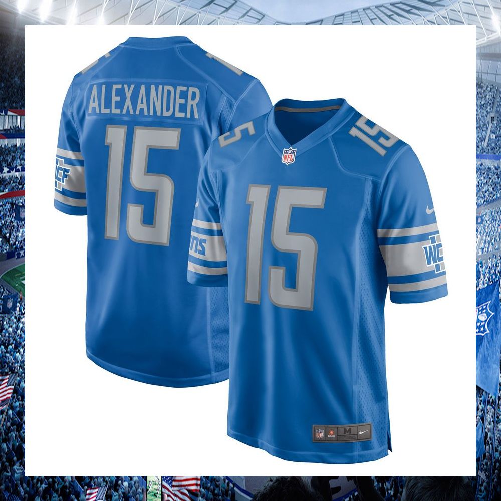 maurice alexander detroit lions nike blue football jersey 1 629