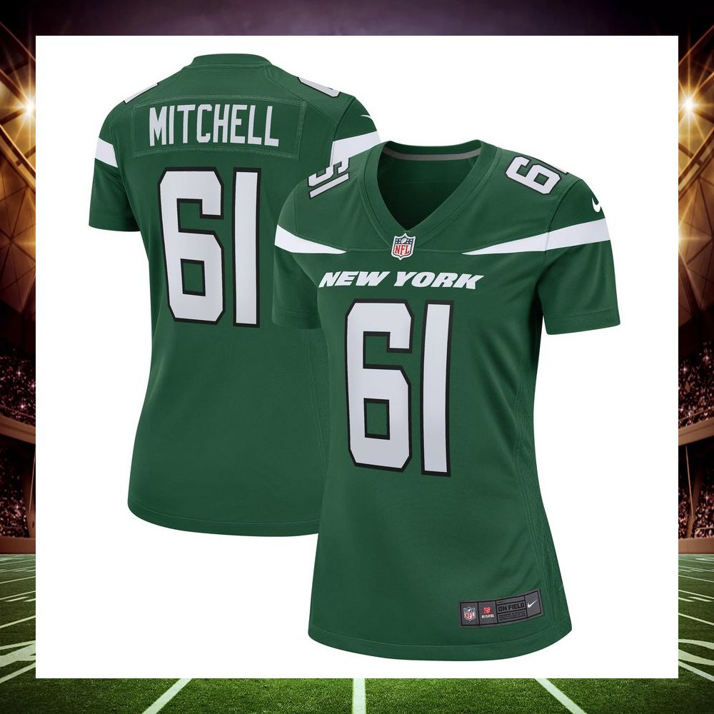 max mitchell new york jets gotham green football jersey 1 49