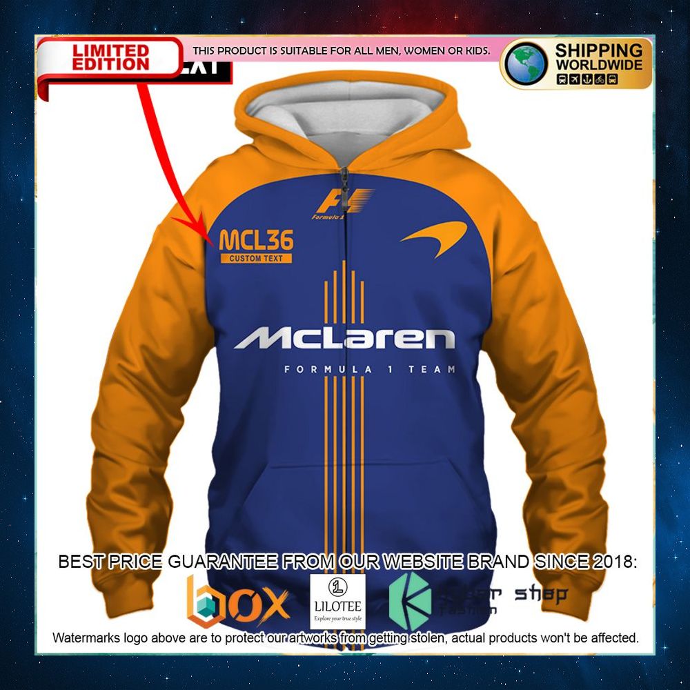 mclaren f1 custom 3d hoodie shirt 1 298