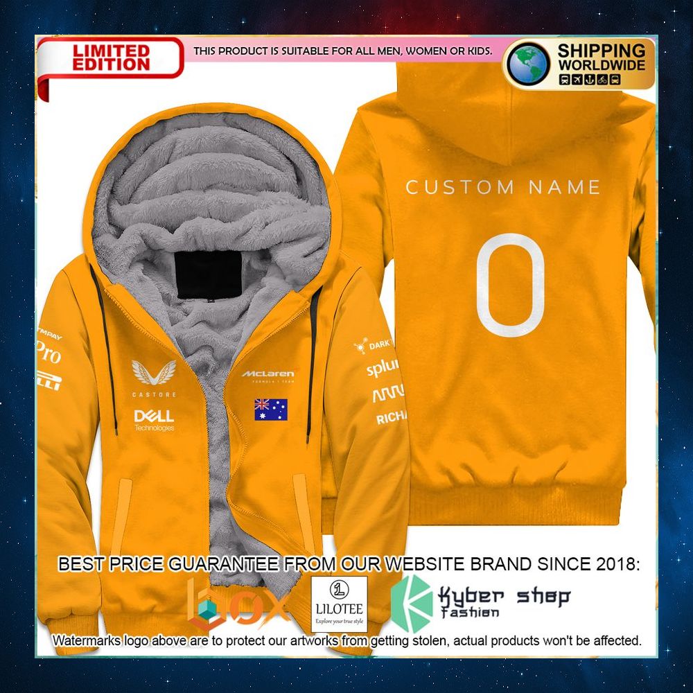 mclaren formula 1 team australia flag personalized 3d fleece hoodie 1 278