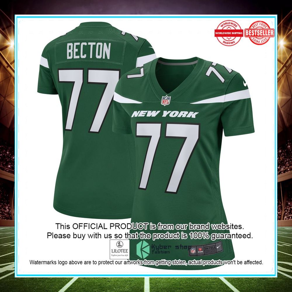 mekhi becton new york jets gotham green football jersey 1 829
