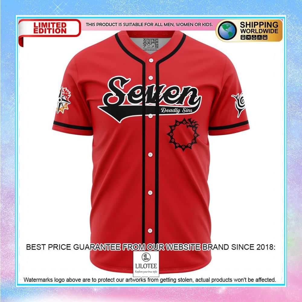 meliodas seven deadly sins baseball jersey 1 318