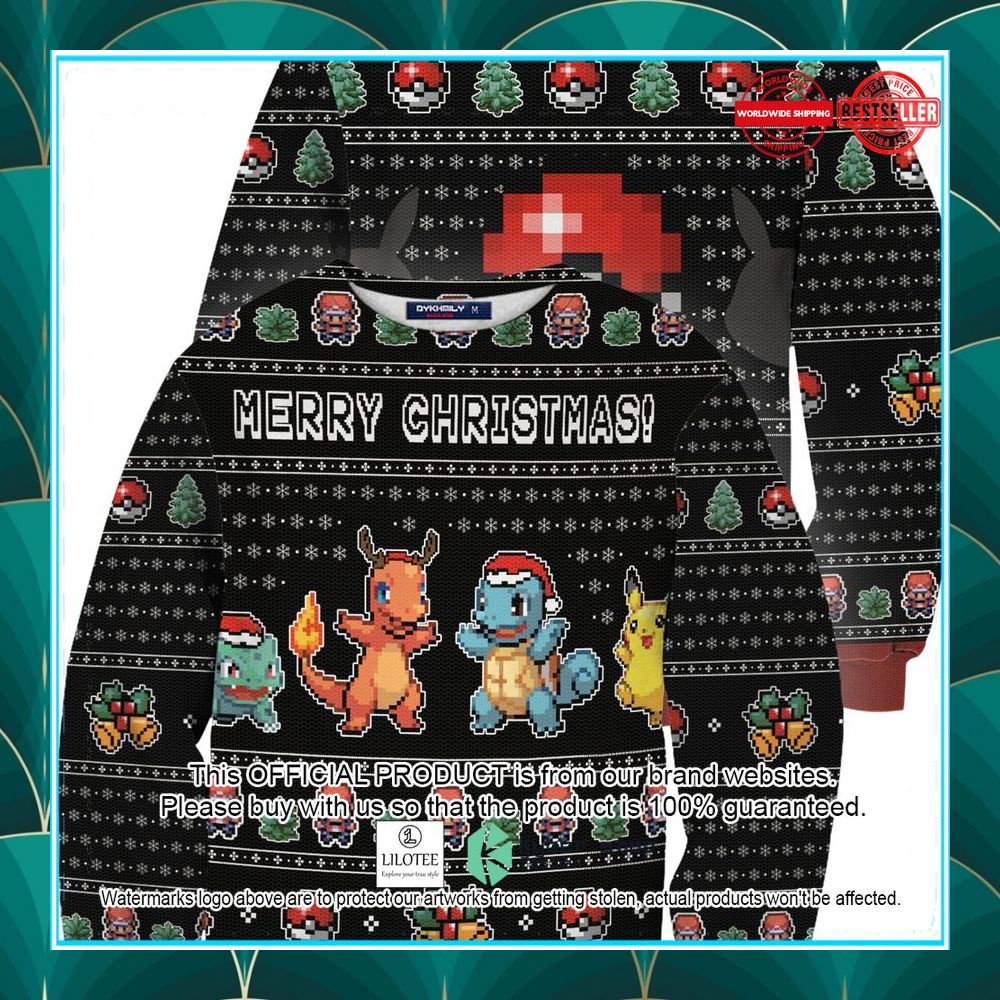 merry christmas pokemon christmas sweater 1 28
