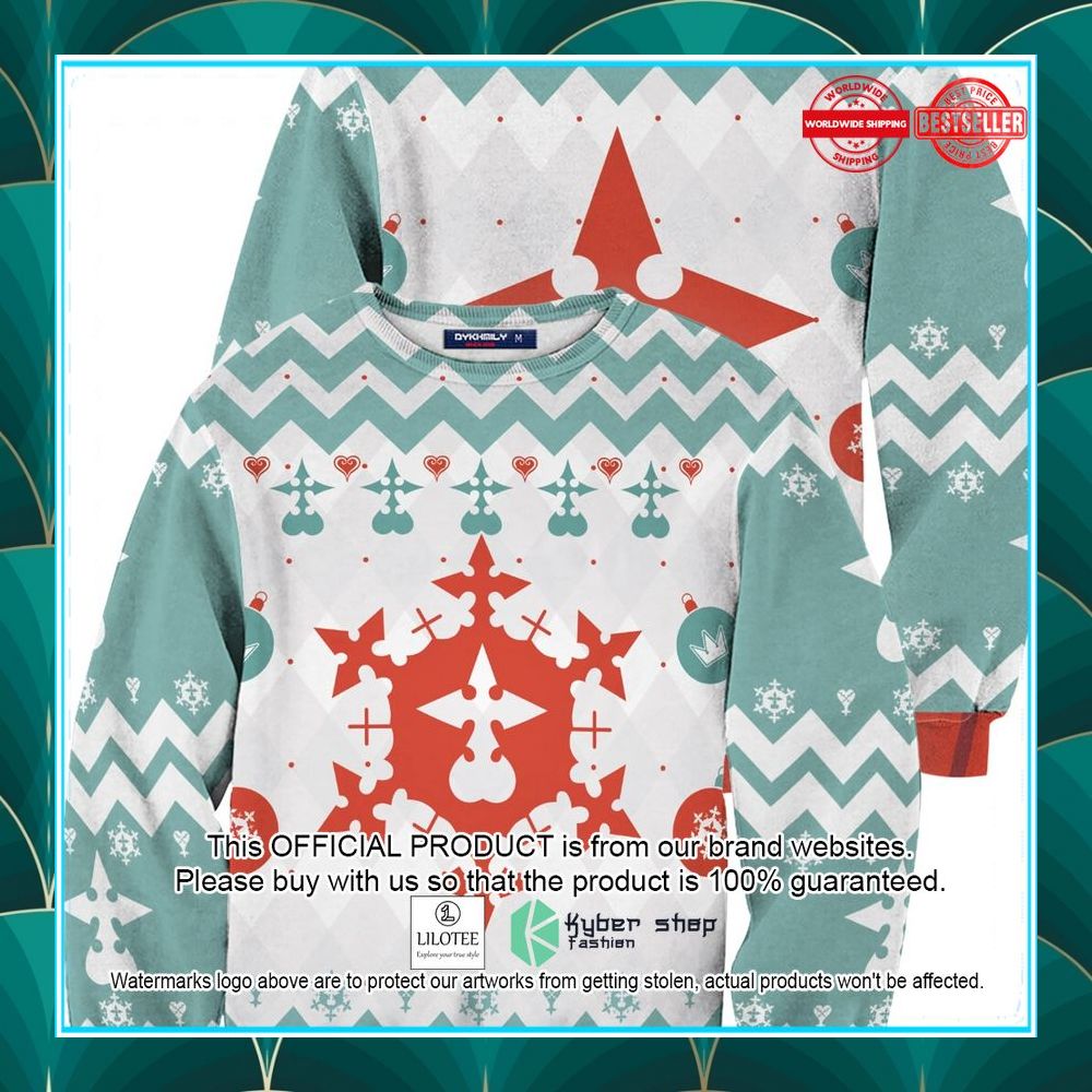 merry xemnas kingdom hearts christmas sweater 1 411