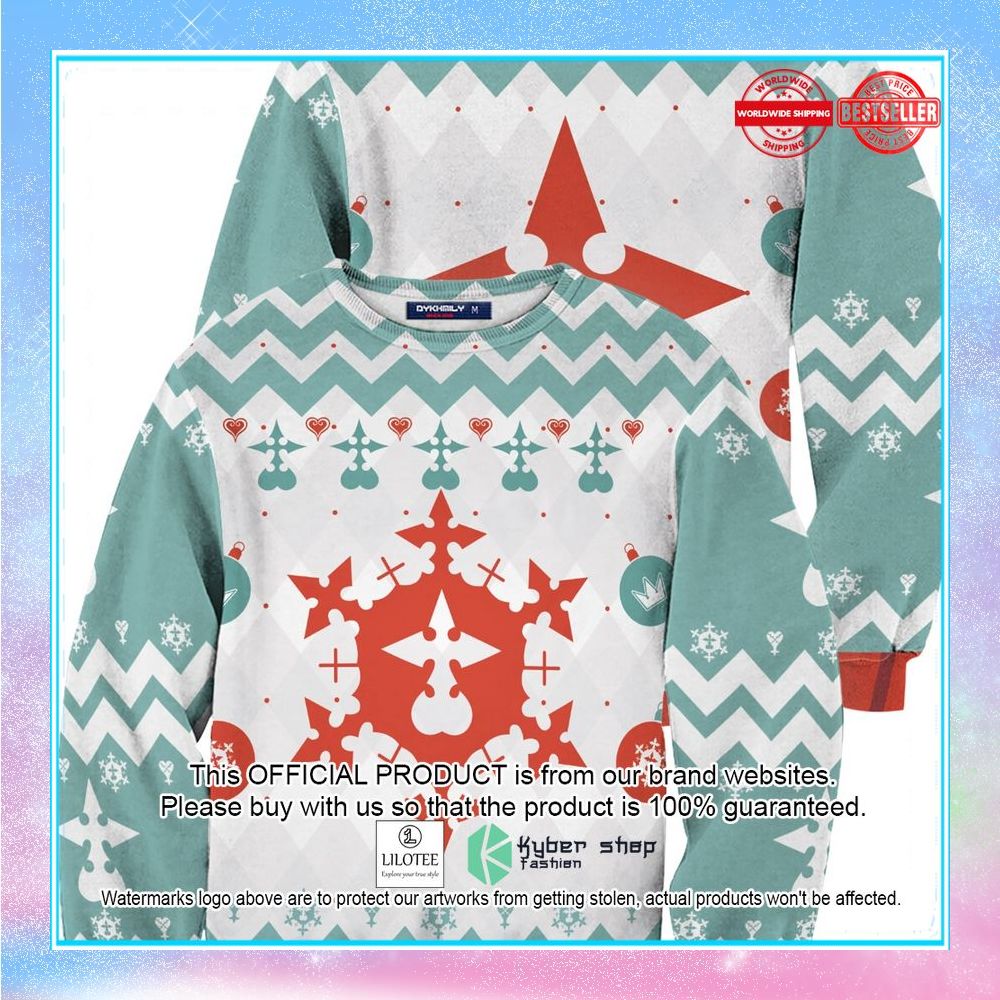 merry xemnas kingdom hearts christmas sweater 1 599