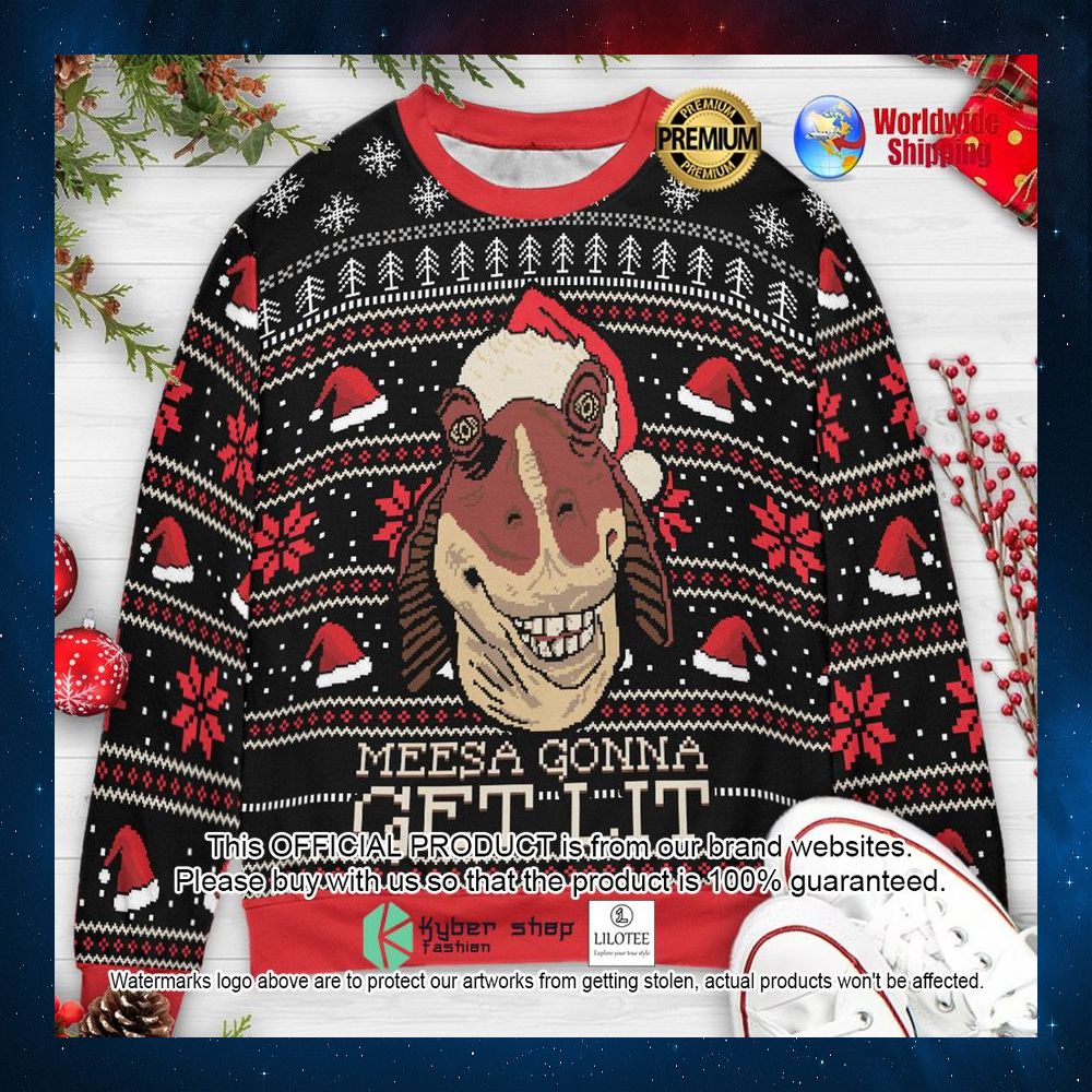 messa gonna get lit star wars christmas sweater 1 146