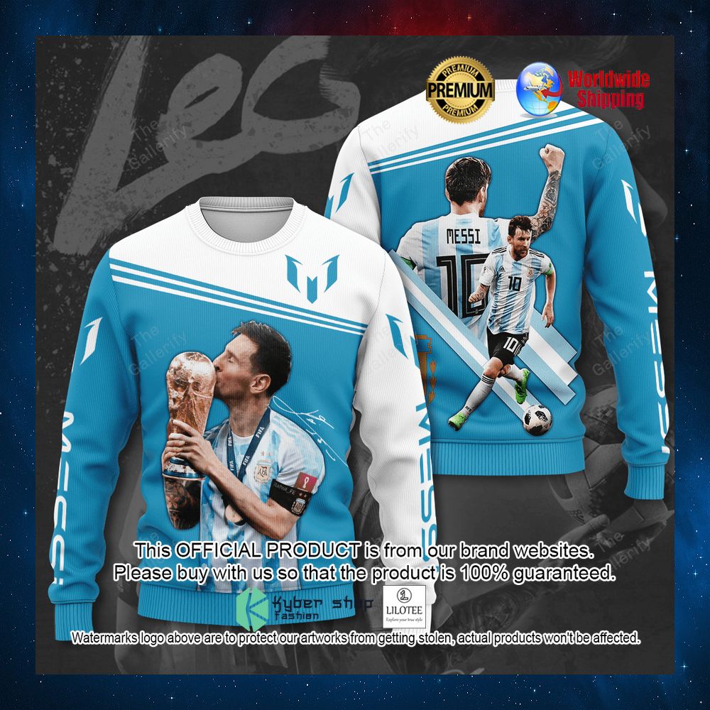 messi argentina fc world cup 2022 champions 3d hoodie shirt 2 560
