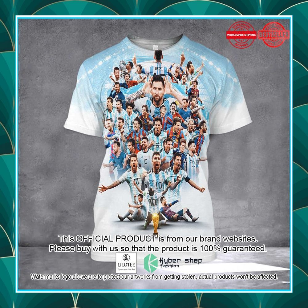 messi argentina world cup winner shirt hoodie 1 762