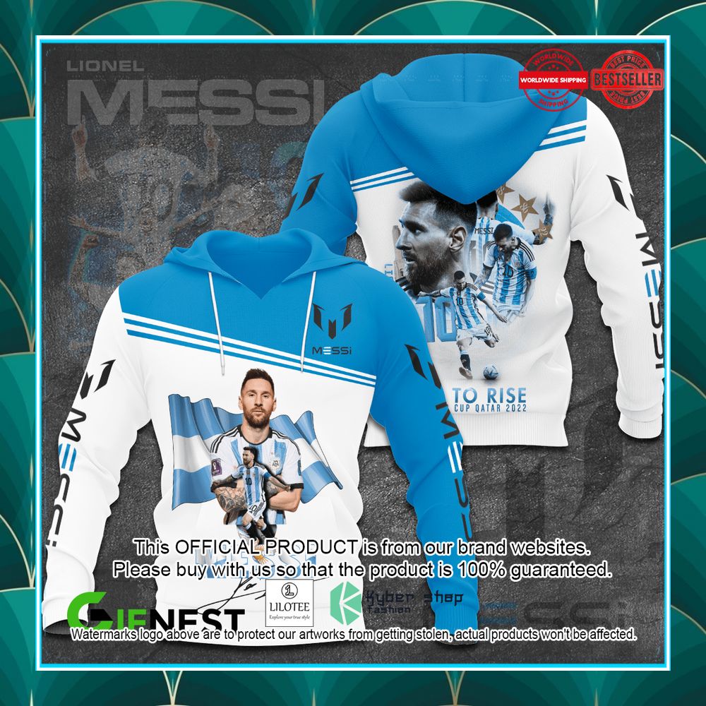 messi time to rise fifa world cup qatar 2022 shirt hoodie 2 620