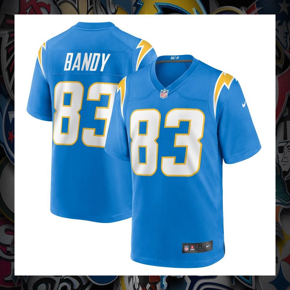 michael bandy los angeles chargers powder blue football jersey 1 905