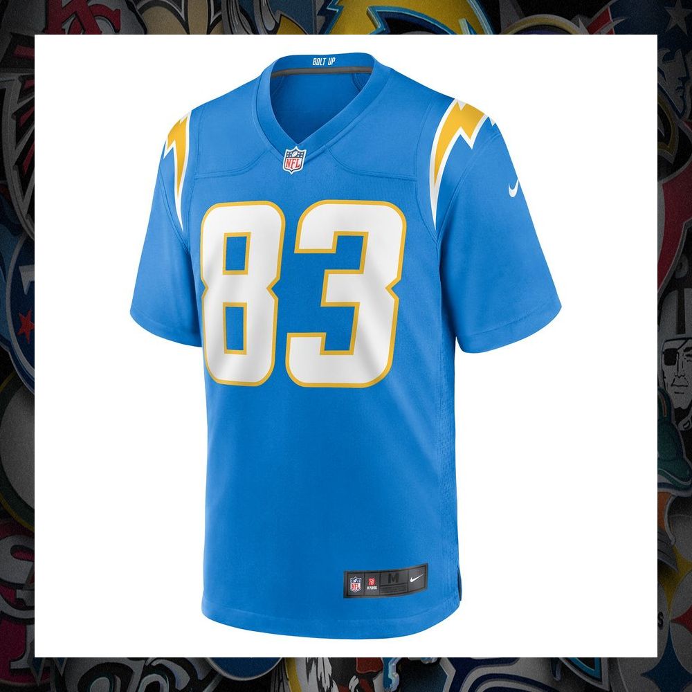 michael bandy los angeles chargers powder blue football jersey 2 421
