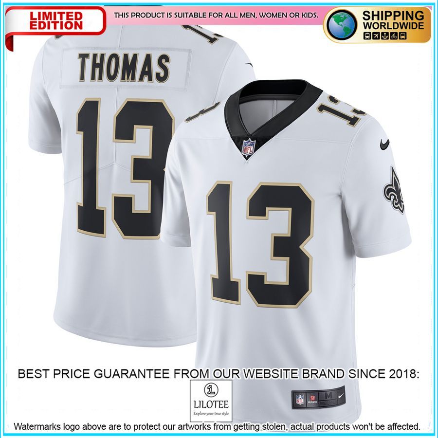 michael thomas new orleans saints vapor untouchable white football jersey 1 746