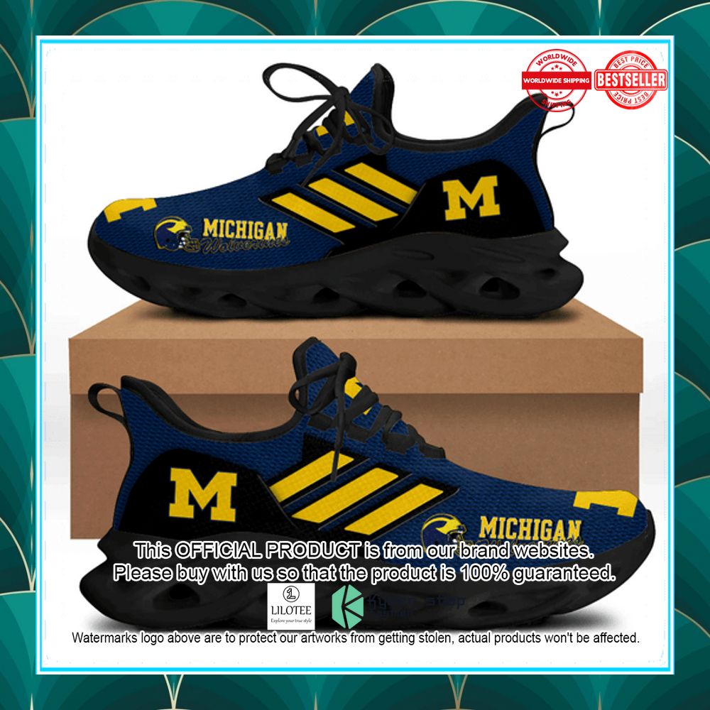 michigan wolverines blue max soul shoes 2 451